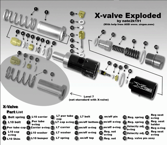 WTB RT pin and RT bottom to complete RT on/off valve for 68 Classic